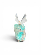 Load image into Gallery viewer, Amazonite & Crystal Quartz Butterfly Sculpture