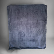 Load image into Gallery viewer, Frozen Black Faux Fur Throw – The Art of French Softness