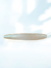 Load image into Gallery viewer, Handblown Iridescent Glass Centerpiece with Gold-Leaf Trim