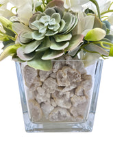Load image into Gallery viewer, Geode Silk Flower Arrangement