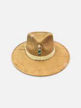 Load image into Gallery viewer, Handcrafted Warm Tan Fedora