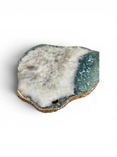 Load image into Gallery viewer, XL Jasper & Amethyst Tray – 24K Gold Border