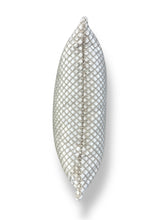 Load image into Gallery viewer, 20x20 Velvet Textured Pillow – Cream & Light Taupe