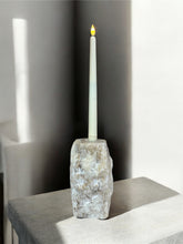 Load image into Gallery viewer, Chiseled Onyx Candle Holder