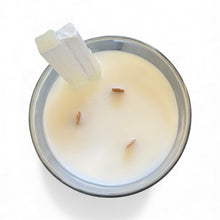 Load image into Gallery viewer, Haus Signature Caribbean Teakwood Selenite Candle – Crackling Wood Wicks