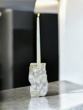 Load image into Gallery viewer, Chiseled Onyx Candle Holder