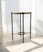 Load image into Gallery viewer, Petrified wood accent table