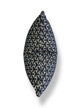 Load image into Gallery viewer, 20x20 Embroidered Pillow- Black & Ivory