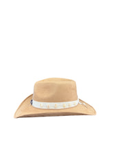 Load image into Gallery viewer, Camel Western Hat with Amethyst | Handmade Luxury Cowboy Hat