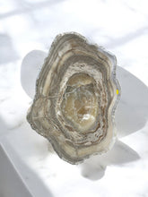 Load image into Gallery viewer, Hand-Carved Onyx Bowl — Taupe, Cream &amp; Goldie Layers
