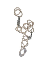 Load image into Gallery viewer, Linked Rope Wall Sculpture with Shells
