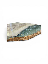 Load image into Gallery viewer, XL Jasper &amp; Amethyst Tray – 24K Gold Border
