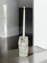 Load image into Gallery viewer, Chiseled Onyx Candle Holder
