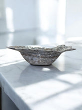 Load image into Gallery viewer, Hand-Carved Onyx Bowl — Cool Taupe, Grey &amp; Cream Veining
