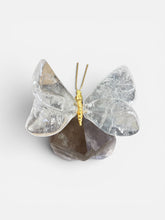 Load image into Gallery viewer, Smoky Quartz &amp; Crystal Quartz Butterfly Sculpture
