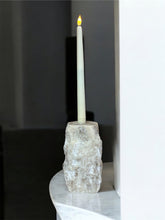 Load image into Gallery viewer, Chiseled Onyx Candle Holder
