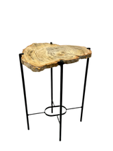 Load image into Gallery viewer, Petrified wood accent table
