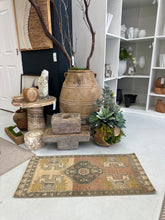 Load image into Gallery viewer, Vintage Turkish Rug — Earth &amp; Saffron Tones
