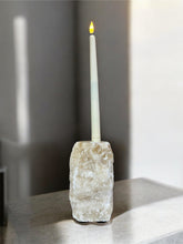 Load image into Gallery viewer, Chiseled Onyx Candle Holder
