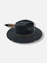 Load image into Gallery viewer, Handcrafted Black Crystal Fedora
