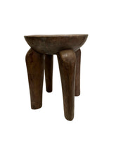 Load image into Gallery viewer, African Vintage Stool – Rounded Top with Sculptural Legs
