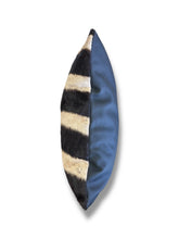 Load image into Gallery viewer, Sustainable Zebra Hide Accent Pillow #1
