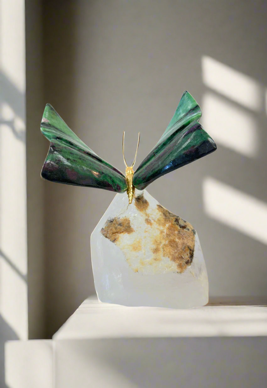 Ruby Zoizite Butterfly