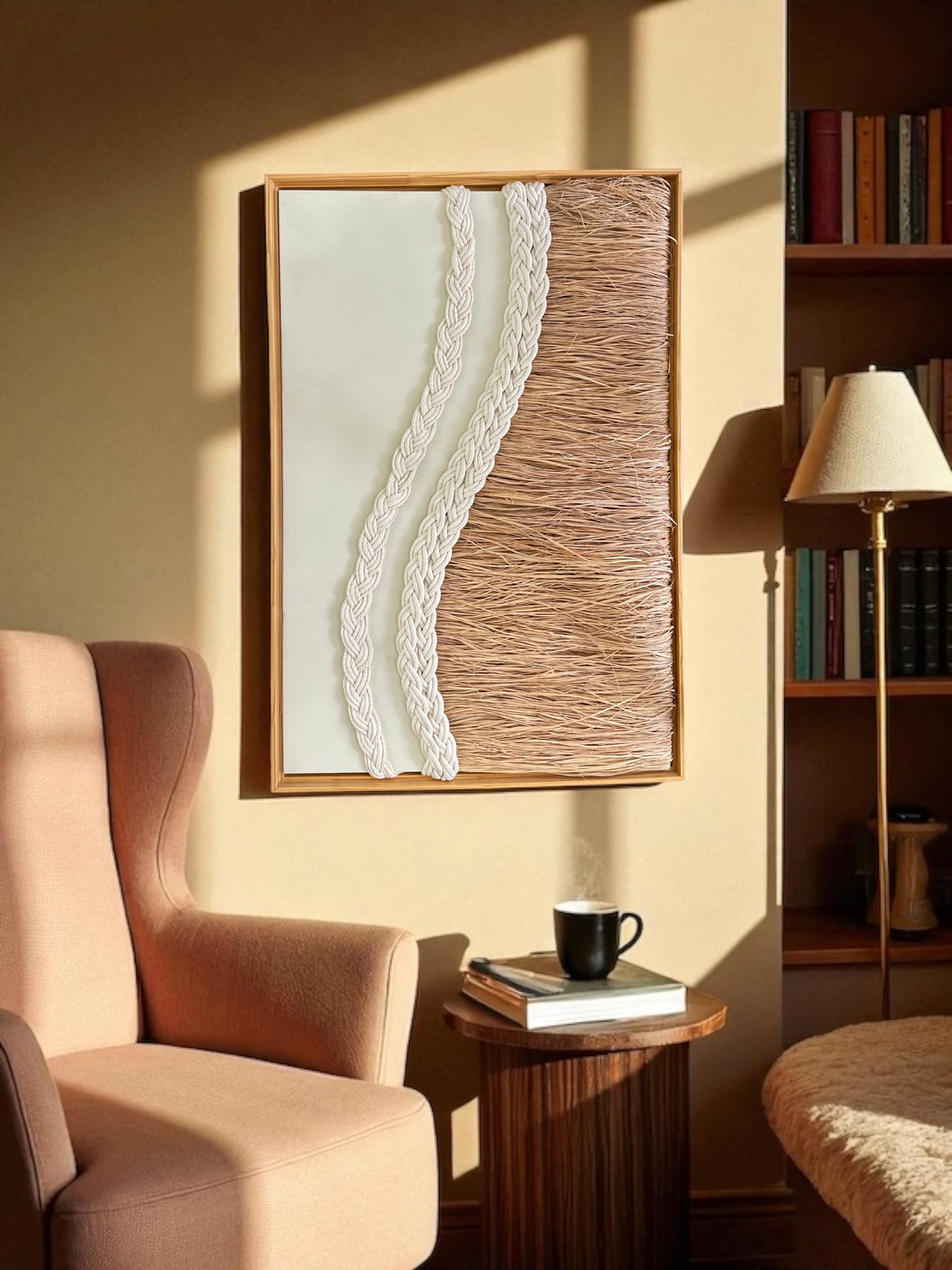 Brazilian Handmade Wall Art – “Organic Flow”