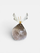 Load image into Gallery viewer, Smoky Quartz &amp; Crystal Quartz Butterfly Sculpture
