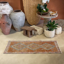 Load image into Gallery viewer, “Desert Rhythm – Vintage Mini Rug”
