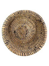 Load image into Gallery viewer, Handwoven Rwandan Basket – Natural &amp; Black Coil
