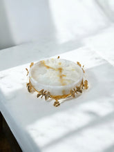 Load image into Gallery viewer, Cream and Golden Onyx Serving Piece
