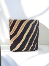 Load image into Gallery viewer, Zebra hide ottoman
