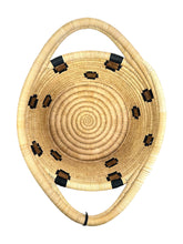 Load image into Gallery viewer, Handwoven African Basket with Subtle Leopard-Inspired Pattern

