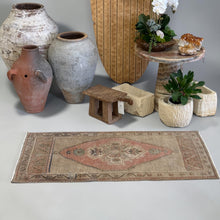 Load image into Gallery viewer, “Sunstone Medallion – Vintage Mini Rug”
