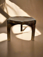 Load image into Gallery viewer, African Vintage Wooden Stool- Hand Carved
