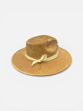 Load image into Gallery viewer, Handcrafted Warm Tan Fedora
