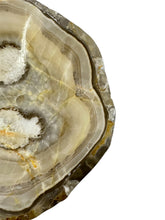 Load image into Gallery viewer, Mini Organic and Polished Onyx Bowl – Natural Cream &amp; Grey Veining
