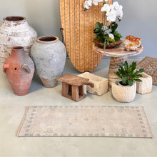 Load image into Gallery viewer, Quiet Frame – Vintage Mini Rug

