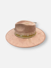 Load image into Gallery viewer, Handcrafted Blush Sand Fedora
