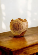 Load image into Gallery viewer, Teakwood candle holder
