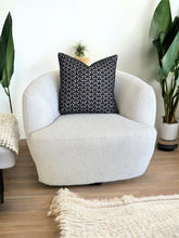 Load image into Gallery viewer, 20x20 Woven Pillow – Black, Tan &amp; Cream
