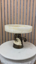 Load and play video in Gallery viewer, Onyx Pedestal with Calla Design
