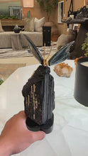 Load and play video in Gallery viewer, Black Tourmaline Butterfly Sculpture
