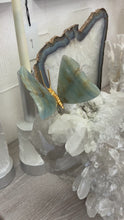 Load and play video in Gallery viewer, Crystal Quartz Cluster with Blue Onyx Butterflies
