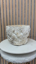 Load and play video in Gallery viewer, #3 Chiseled Onyx Candle – Natural Coconut &amp; Apricot Wax
