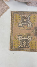 Load and play video in Gallery viewer, Vintage Anatolian Rug – Golden Clay &amp; Olive Motif
