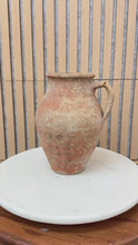 Load and play video in Gallery viewer, #3 Textured Vintage Turkish Clay Jug
