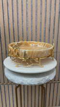 Load and play video in Gallery viewer, Golden Onyx Serving Piece
