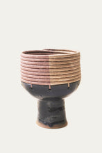 Load image into Gallery viewer, Woven Pedestal Vase
